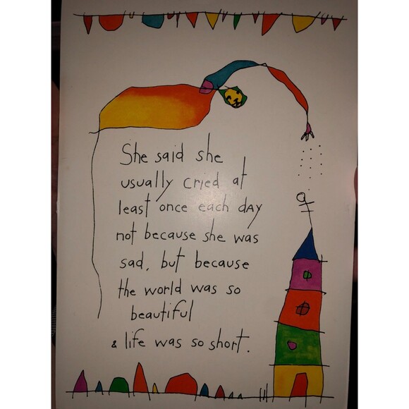 Brian Andreas StoryPeople Framed Art Set Bittersweet & Illusion of Control c2000 - Picture 8 of 11